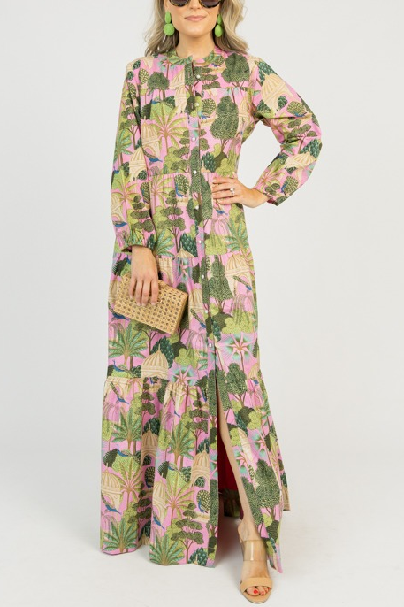 The Boho Maxi, Vibrant Peacock