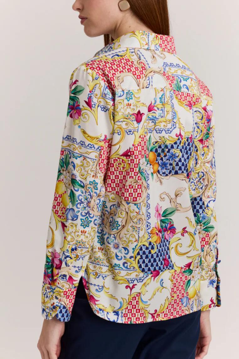  Long Sleeve  Print Shirt