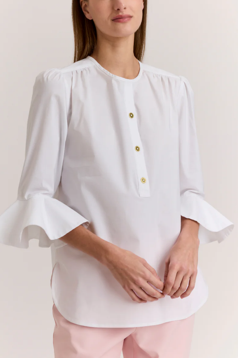 Cotton Poplin Blouse 