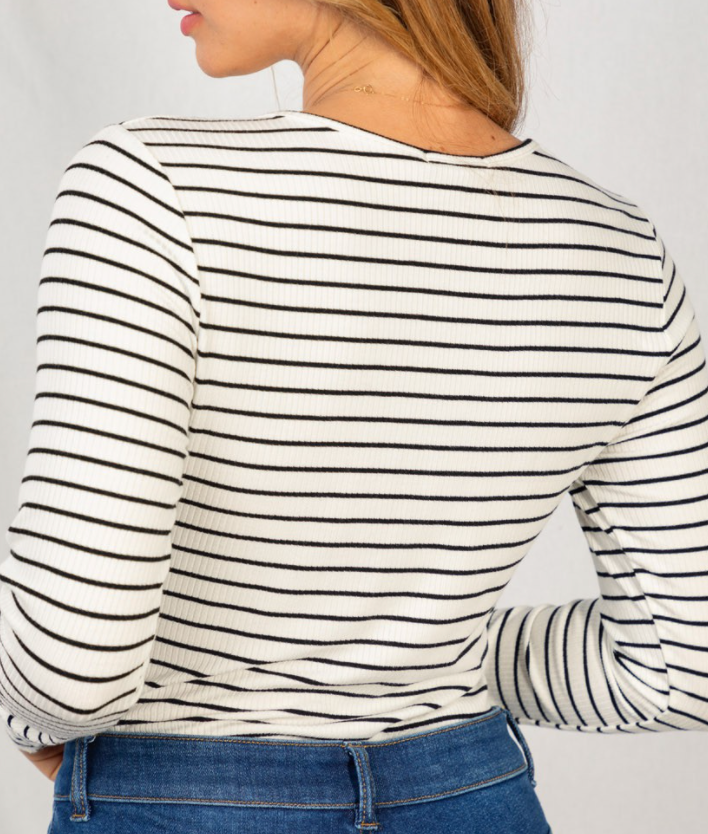 Classic Striped Bodysuit