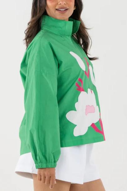 Long-Sleeve Poppy Dutch Garden Blouse
