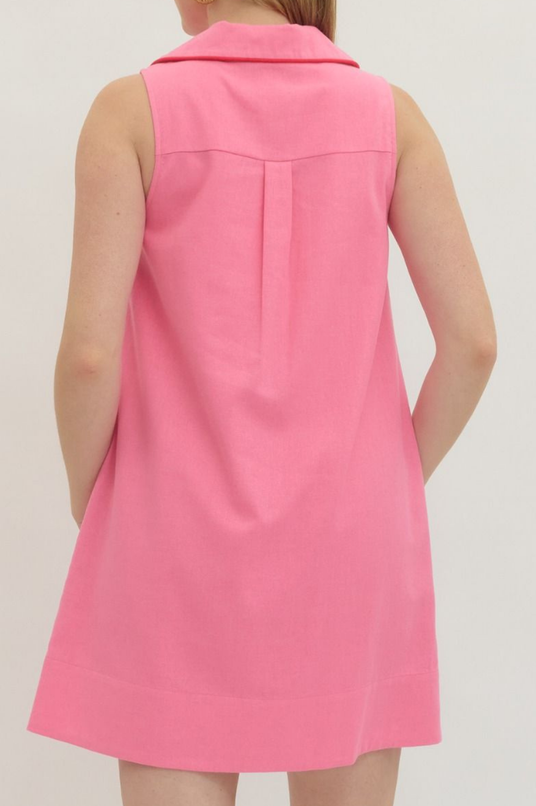 Piped Trim Dress