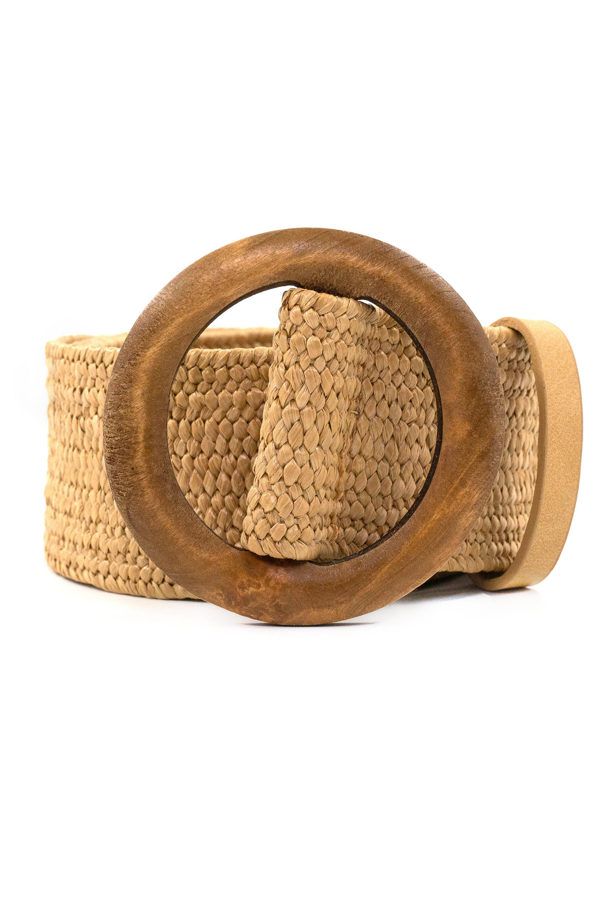 Wood Buckle Belt