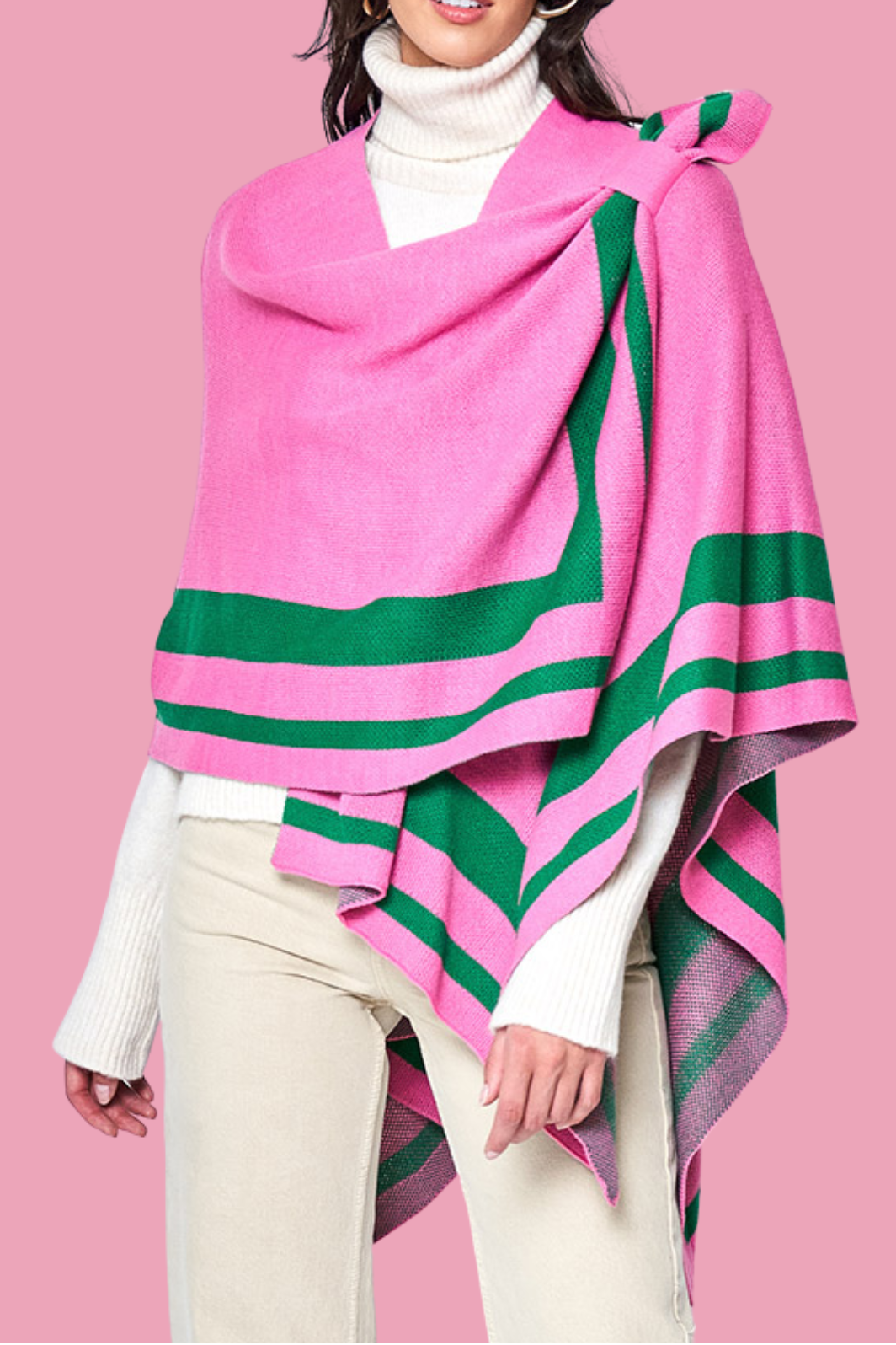 Stripe Boarder Pull-Through Wrap