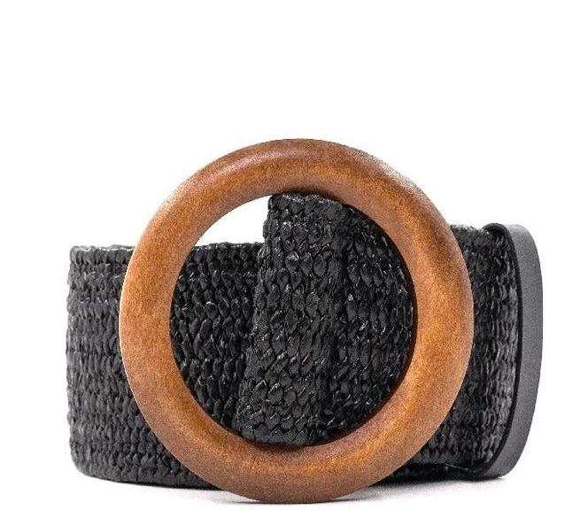 Wood Buckle Belt