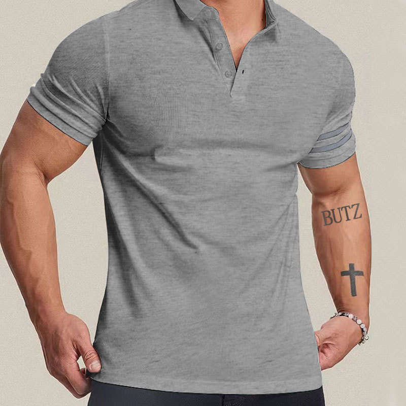 Casual Short-Sleeved Breathable Polo Shirt