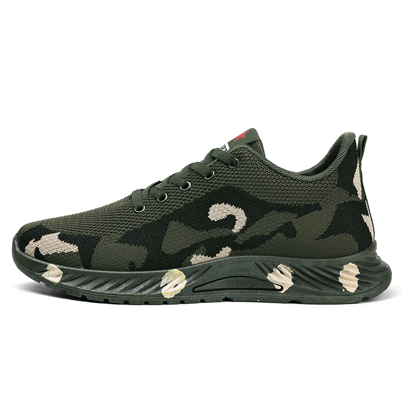 Men's Anti-slip Wearable Training Shoes Camouflage Outdoor Walking Shoes