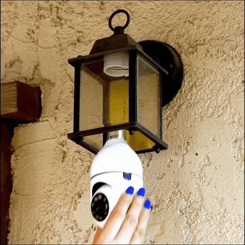 Wireless WiFi Light Bulb Security Monitor