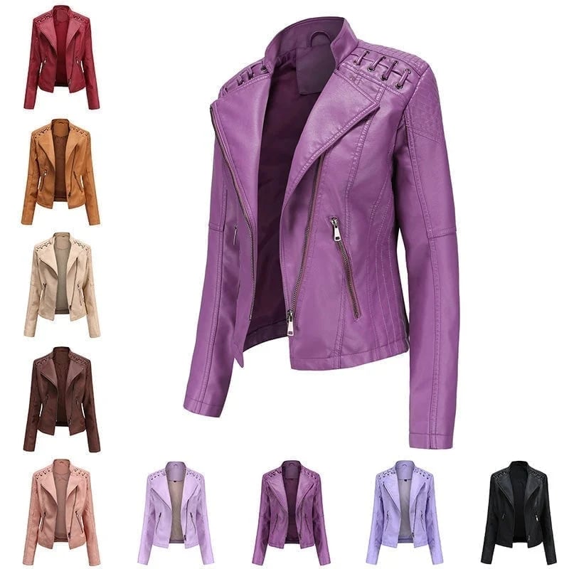 🔥Washed Lambskin Leather Jacket