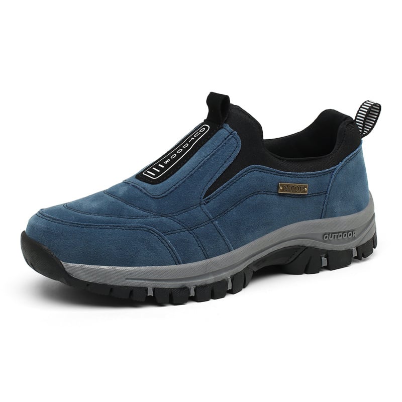 MEN'S EXTENDED WIDTH FOOT COMFORTABLE SNEAKERS WITH ARCH SUPPORT AND SHOCK ABSORPTION