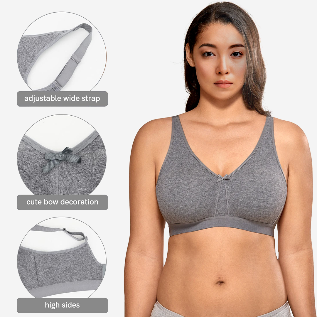 Lismali Cotton Wireless Unlined Sleep Bra