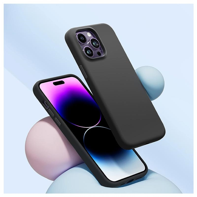 IPHONE 15 PRO MAX PioneerPREMIUM MAGSAFE LIQUID SILICONE CASE - BLACK