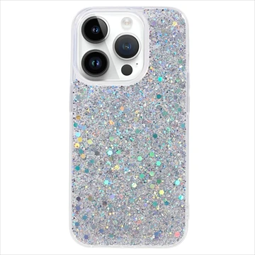 IPHONE 15 PRO MAX GLITTER FLAKES TPU CASE