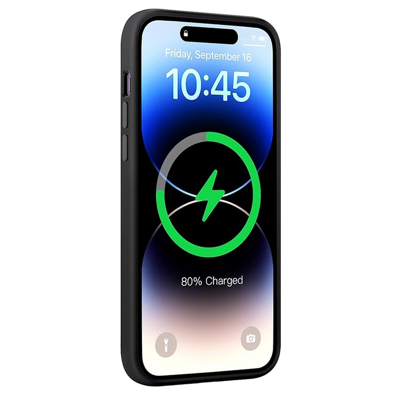 IPHONE 15 PRO MAX PioneerPREMIUM MAGSAFE LIQUID SILICONE CASE - BLACK