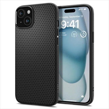 IPHONE 15 PLUS PioneerLIQUID AIR TPU CASE - BLACK