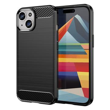 Pioneer IPHONE 15 BRUSHED TPU CASE - CARBON FIBER - BLACK