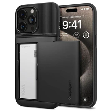 IPHONE 15 PRO Pioneer SLIM ARMOR CS CASE - BLACK