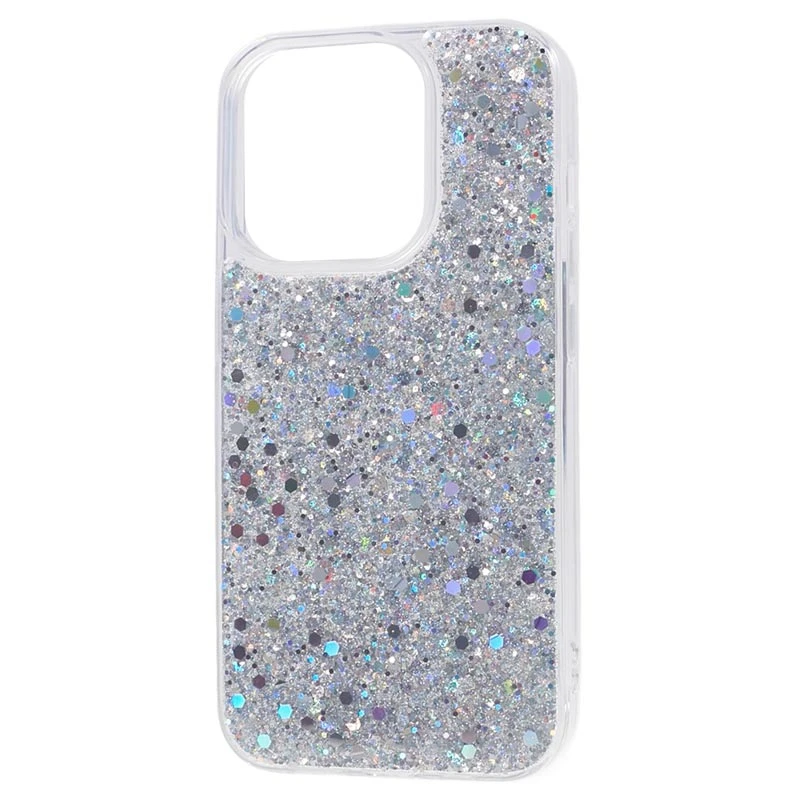 IPHONE 15 PRO MAX GLITTER FLAKES TPU CASE
