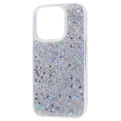 IPHONE 15 PRO MAX GLITTER FLAKES TPU CASE