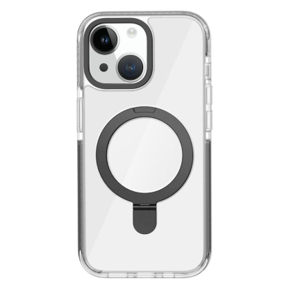 IPHONE 15 PLUS ANTI-SCRATCH TPU+ACRYLIC PHONE BACK CASE COMPATIBLE WITH MAGSAFE KICKSTAND