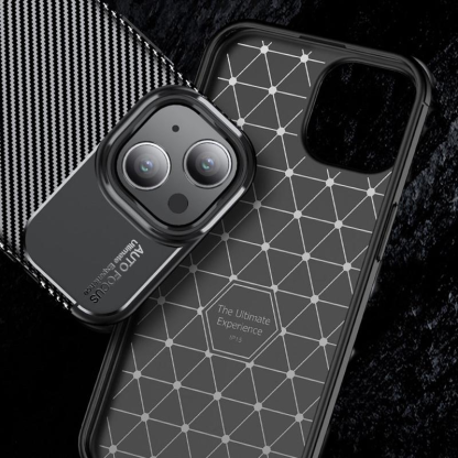 Pioneer IPHONE 15 BEETLE CARBON FIBER TPU CASE