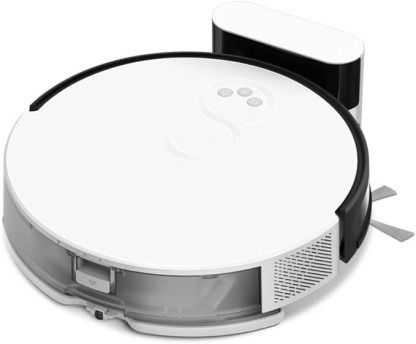 2-in-1 Robotic Vacuum Cleaner & Mop, 4-Level 2000Pa Suction, Google Assistant Alexa Compatible | Auto-Charging Auto-Boost 3-Hour Continuous Cleaning Hub Included