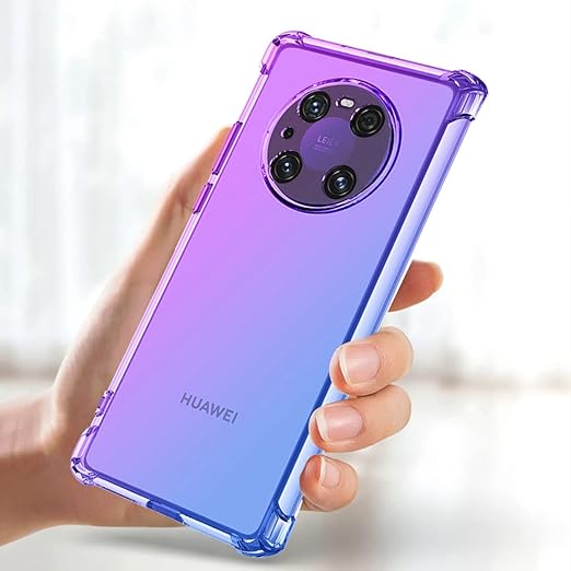 EnZo Case for Huawei Mate 40 Pro Case Cute Case Girls Women, Gradient Slim Anti Scratch Soft TPU Phone Cover Shockproof Protective Case for Huawei Mate 40 Pro
