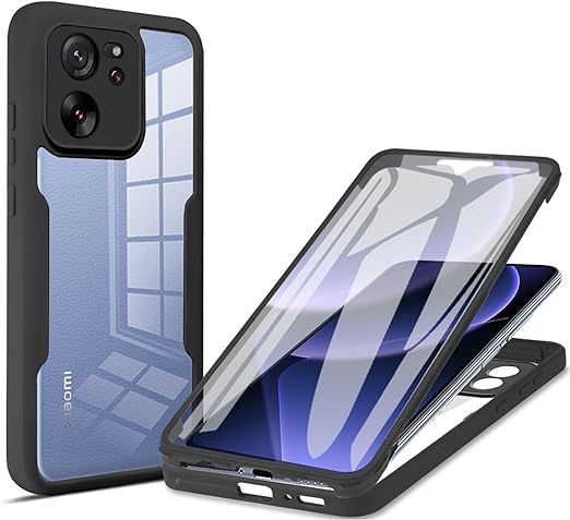 EnZo Clear Case for Xiaomi 13T /13T Pro, Full Surround Soft TPU with S