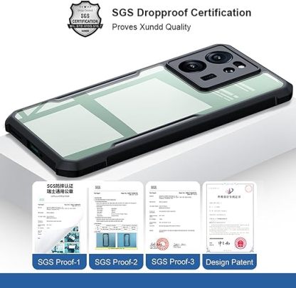 EnZo Case Compatible with Xiaomi 13T/13T Pro/Redmi K60 Ultra, [Droproof] [Sweat-Proof] [Fingerprint-Proof] Shockproof Protective Phone Case Fits Xiaomi 13T/13T Pro/Redmi K60 Ultra