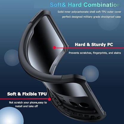 EnZo Case Compatible with Xiaomi 13T/13T Pro/Redmi K60 Ultra, [Droproof] [Sweat-Proof] [Fingerprint-Proof] Shockproof Protective Phone Case Fits Xiaomi 13T/13T Pro/Redmi K60 Ultra