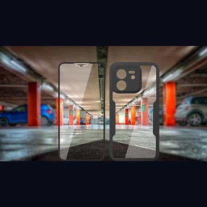 EnZo Clear Case for Xiaomi 13T /13T Pro, Full Surround Soft TPU with Screen Protection Phone Cover for Xiaomi 13T /13T Pro