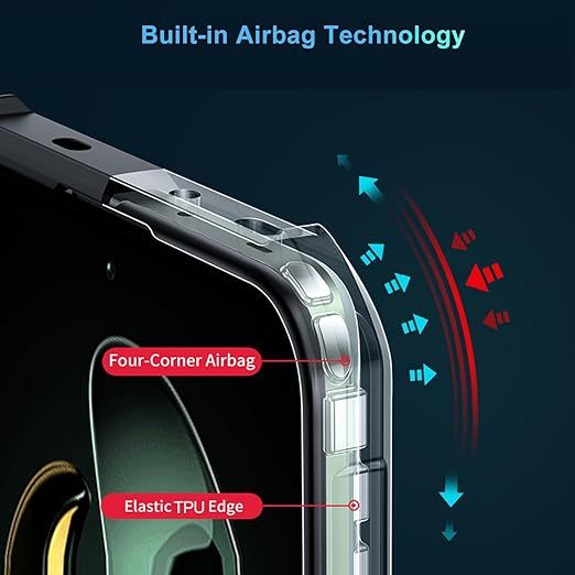 EnZo Case Compatible with Xiaomi 13T/13T Pro/Redmi K60 Ultra, [Droproof] [Sweat-Proof] [Fingerprint-Proof] Shockproof Protective Phone Case Fits Xiaomi 13T/13T Pro/Redmi K60 Ultra