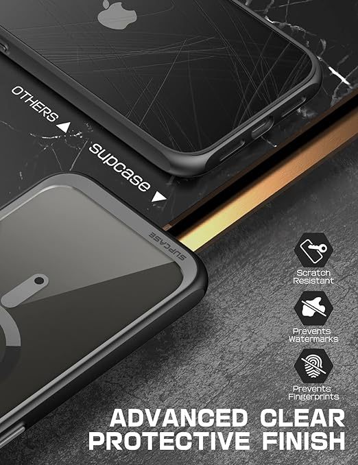 EnZo Unicorn Beetle Mag Series Case for iPhone 14 Pro Max 2022 (6.7 Inches) Slim Mobile Phone Case Clear Case Premium Protective Back Cover Compatible with MagSafe