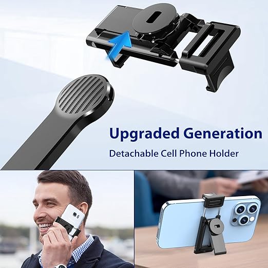 Selfie Stick Tripod with Detachable Phone Holder & Remote, 107 cm Extendable Cell Phone Tripod for iPhone Samsung Android Smartphones GoPro,Portable Travel Tripod Stand