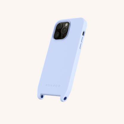Phone Case with Eyelets in Baby Blue