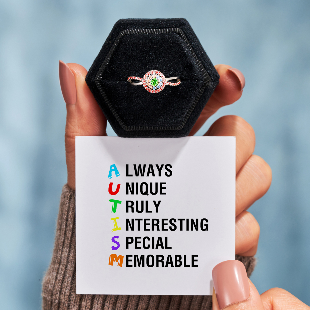 Autism Awareness Secret Message Ring