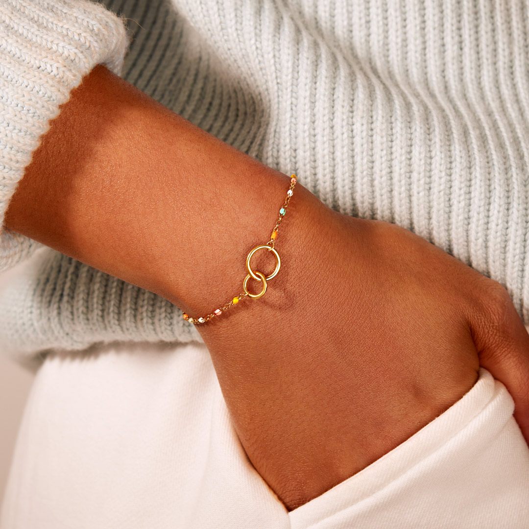 In Loving Memory Of Your Dad Linked Bracelet