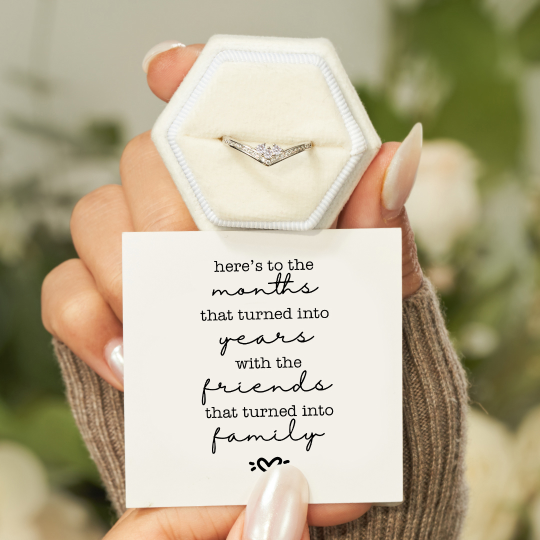 You Are My Family Friendship Everlasting Ring