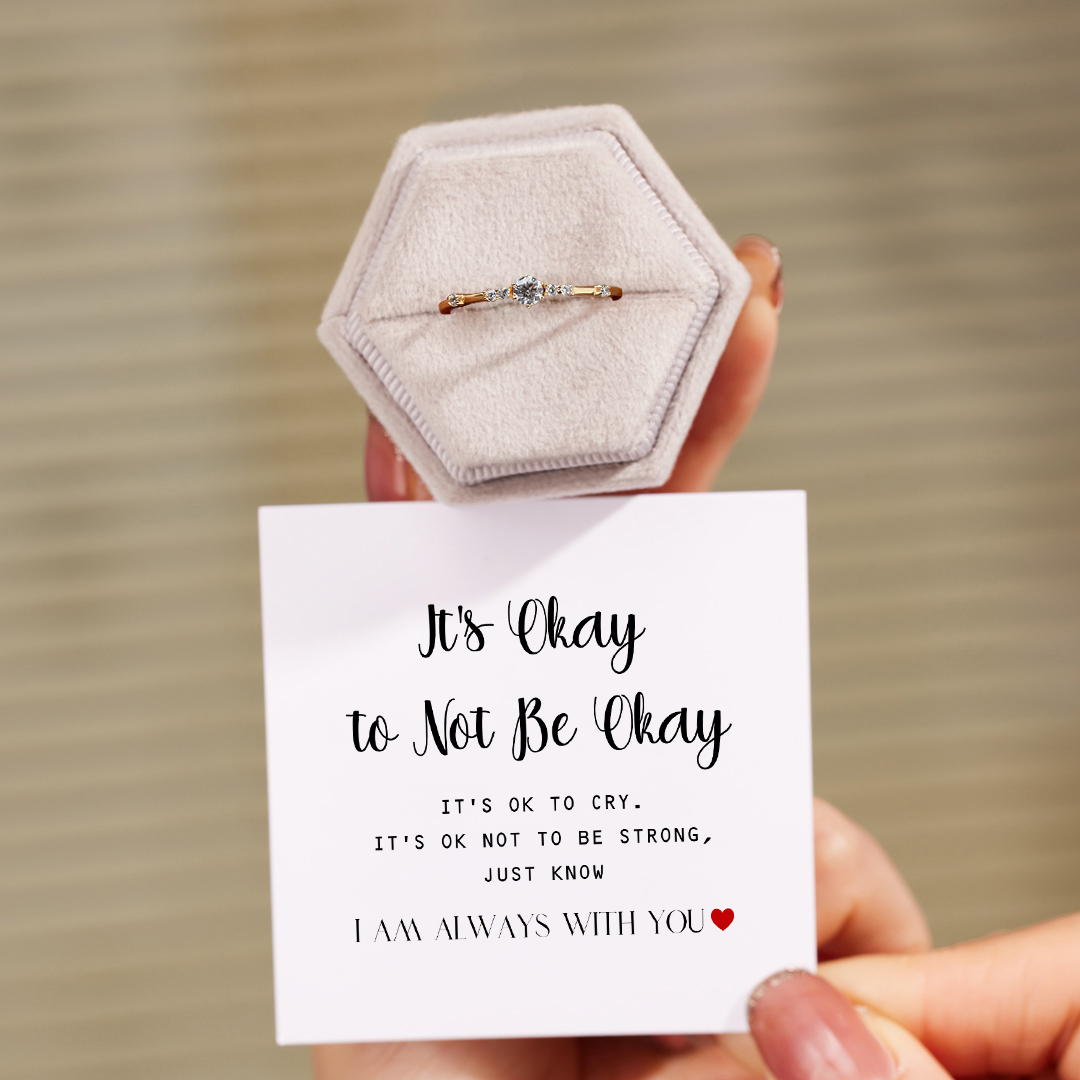 It's Ok Not To Be Strong Ring
