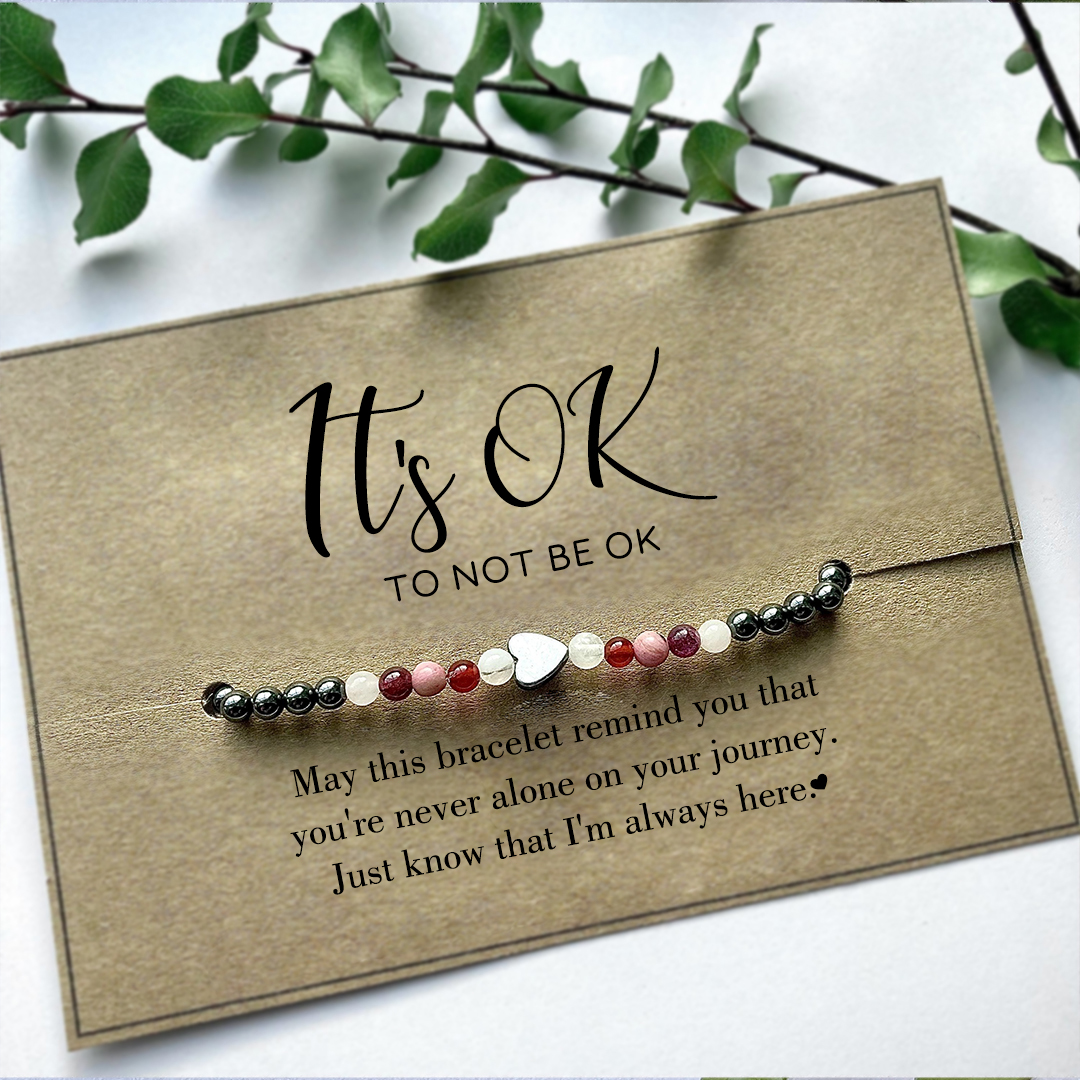 Menopause Awareness Hormone Balancing Crystal Stacking Bracelet