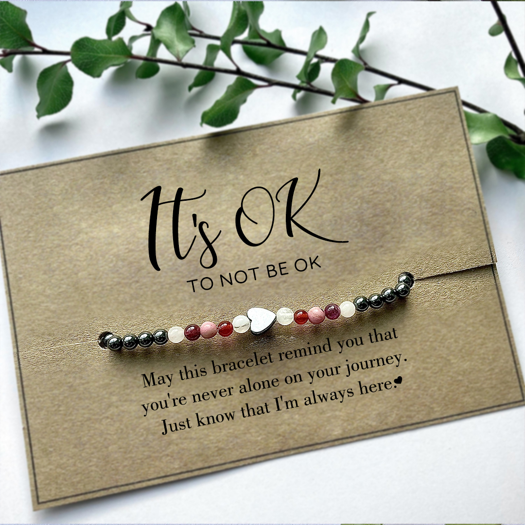 Menopause Awareness Hormone Balancing Crystal Stacking Bracelet