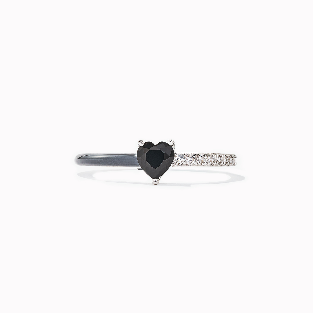 Be Proud Of The Way You Survived Black Heart Ring