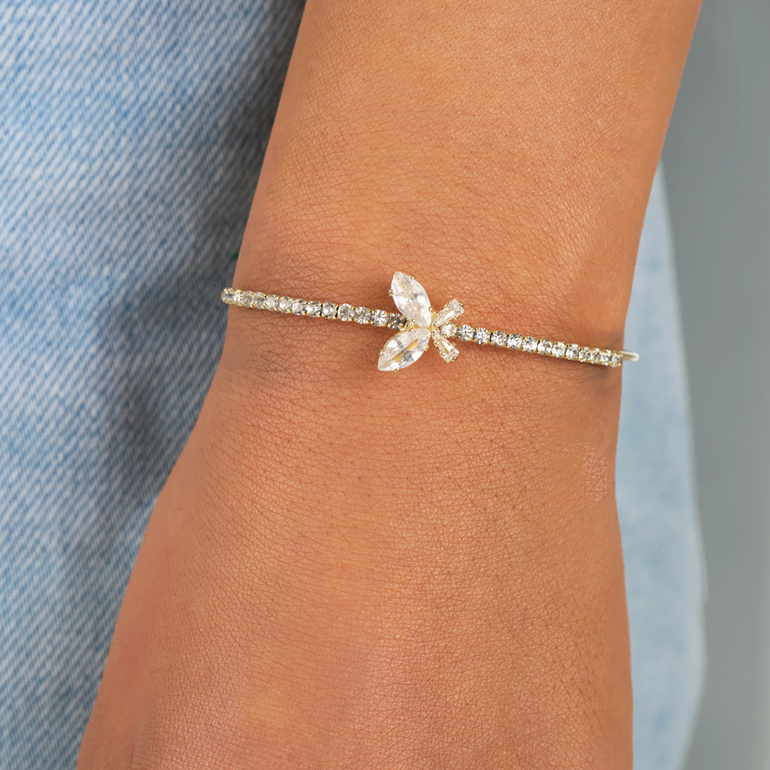 Those We Love Don’t Go Away Butterfly Bracelet