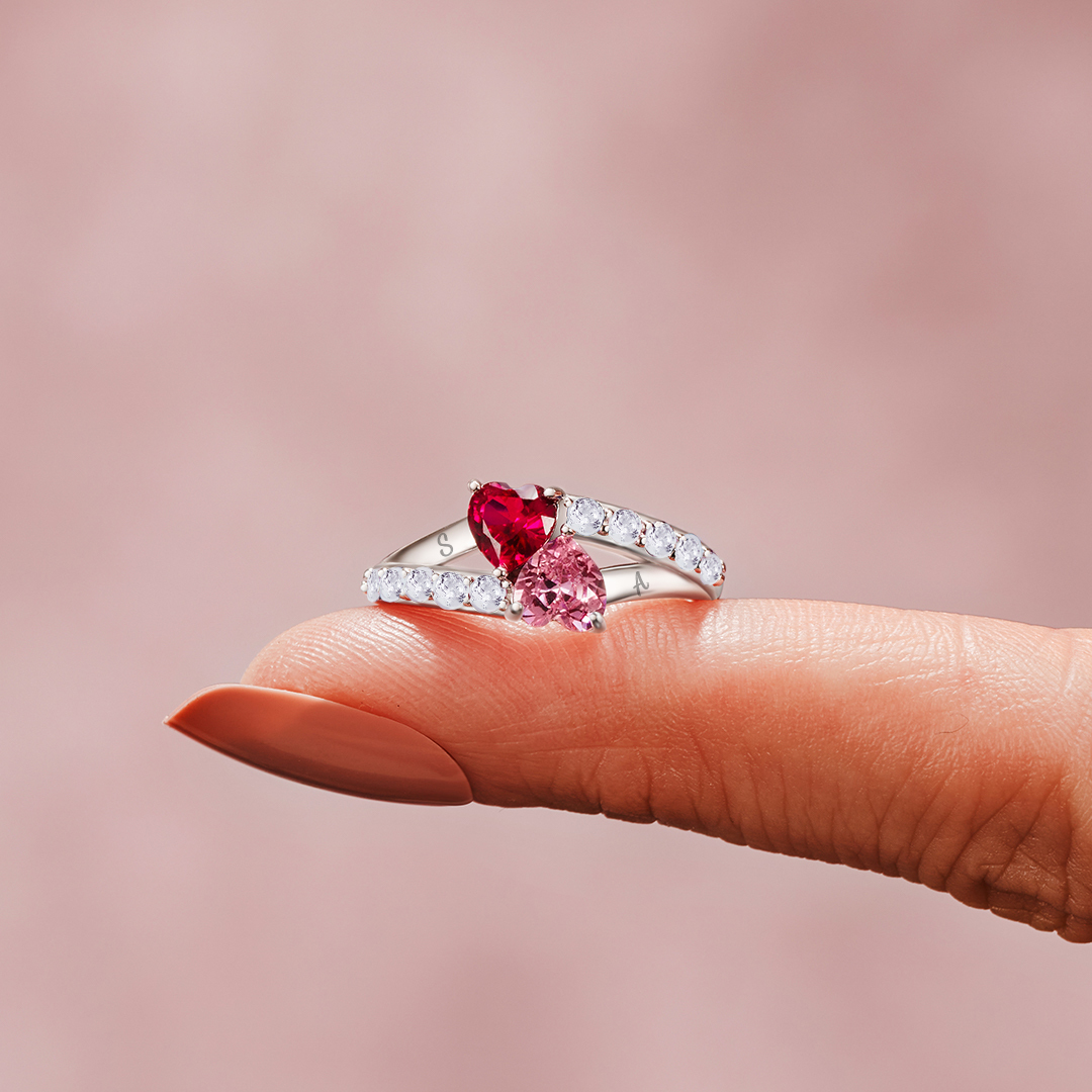 Matching Birthstone Dad Remembrance Ring