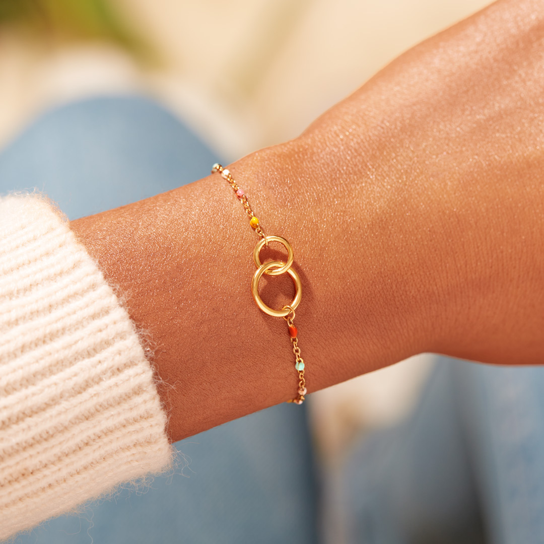 In Loving Memory Of Your Dad Linked Bracelet