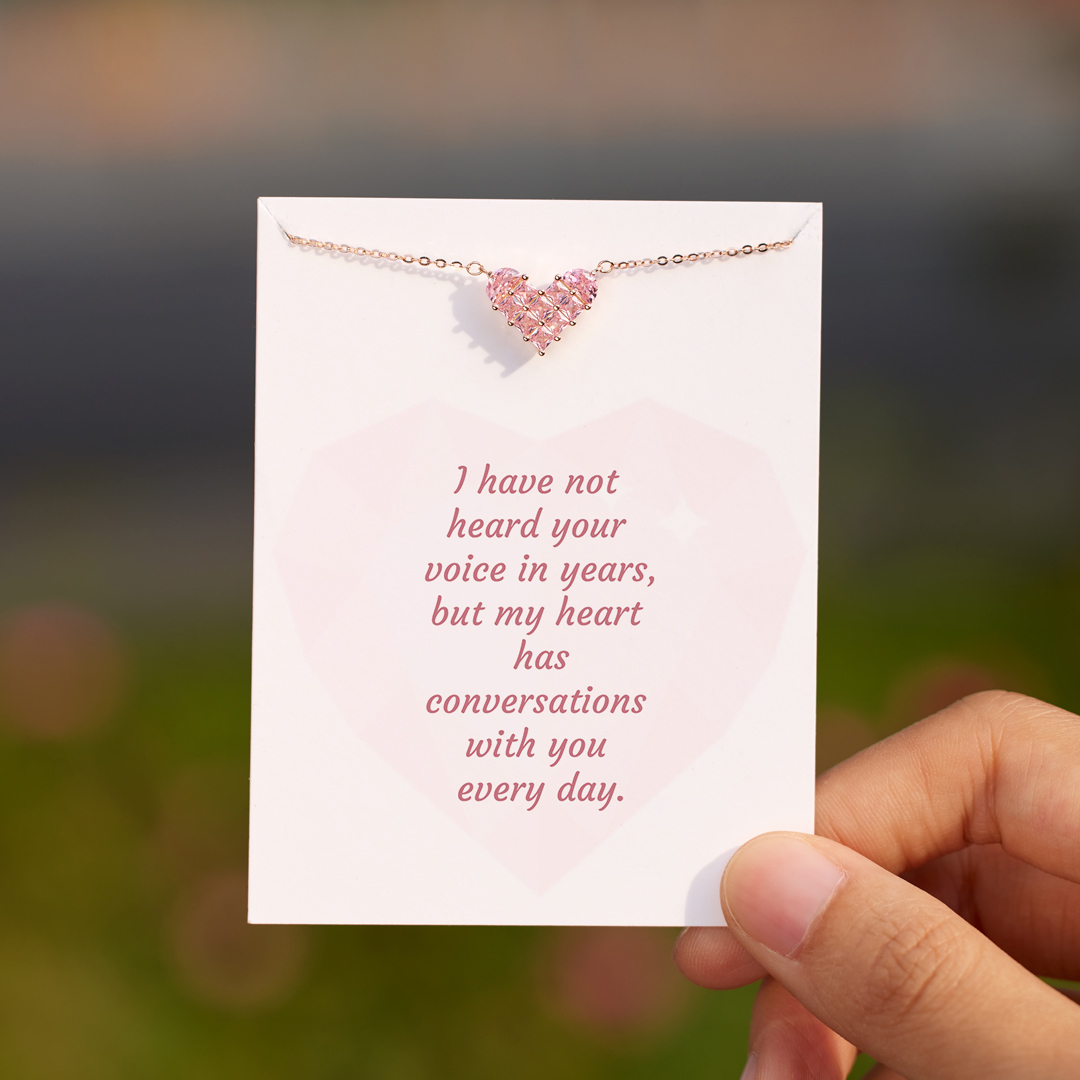 My Heart Has Conversations With You Forever Necklace