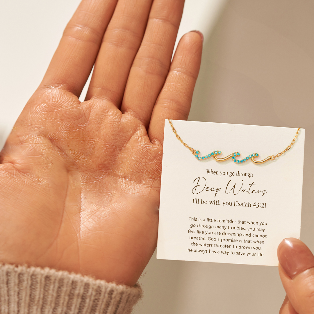 I'll Be With You Wave Bracelet