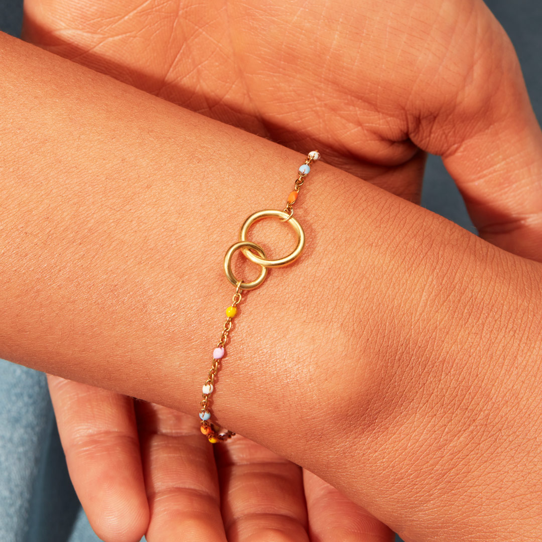 In Loving Memory Of Your Dad Linked Bracelet