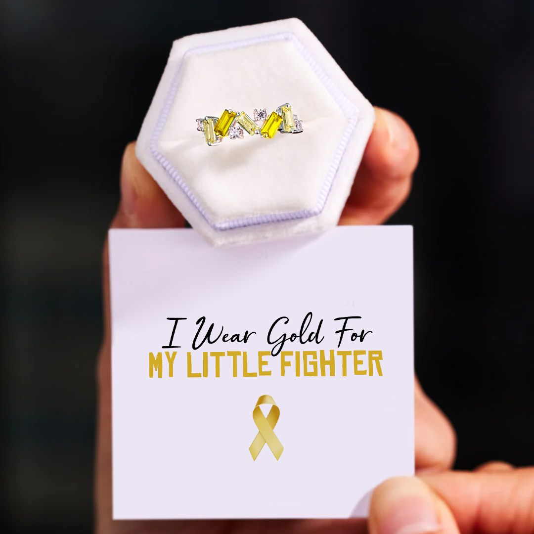 I Wear Gold For My Child Ring