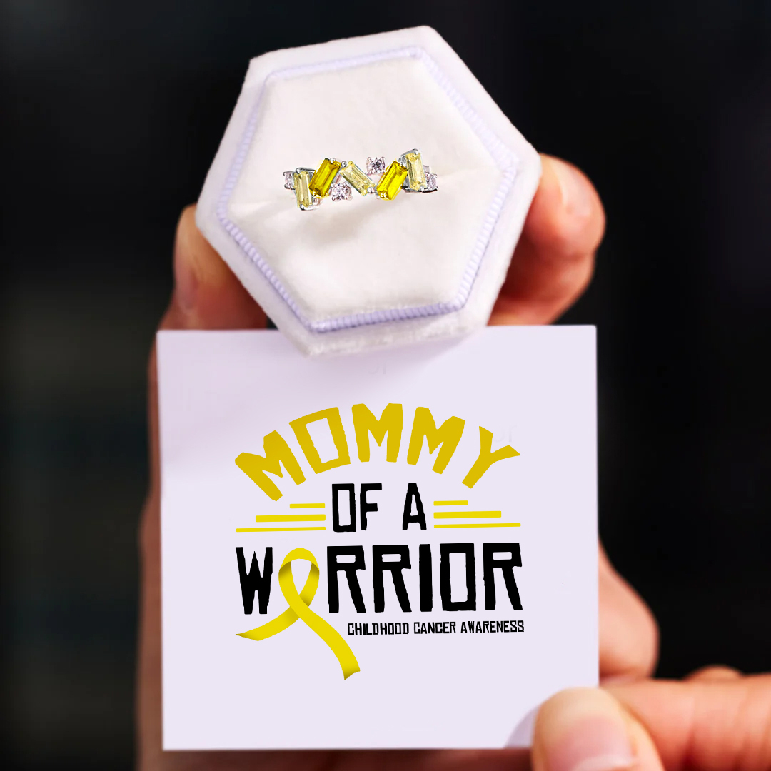 Mommy Of A Warrior Ring